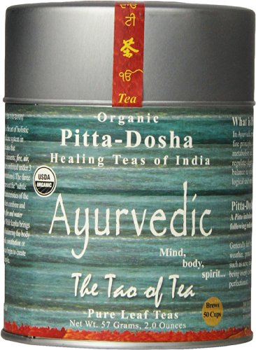 The Tao of Tea Ayurvedic Tea Pitta, Certified Organic, 2 Ounce Tin The Tao of Tea Ayurvedic Tea Pitta, Certified Organic, 2 Ounce Tin