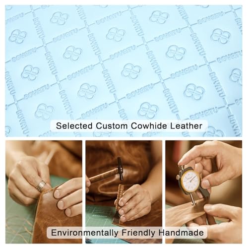 Image of BOYATU Genuine Leather Tote Bag for Women: Designer Small top handles Purse - Everyday Women's Crossbody Handbags - Trendy Casual Satchel Purses (Sky Blue)