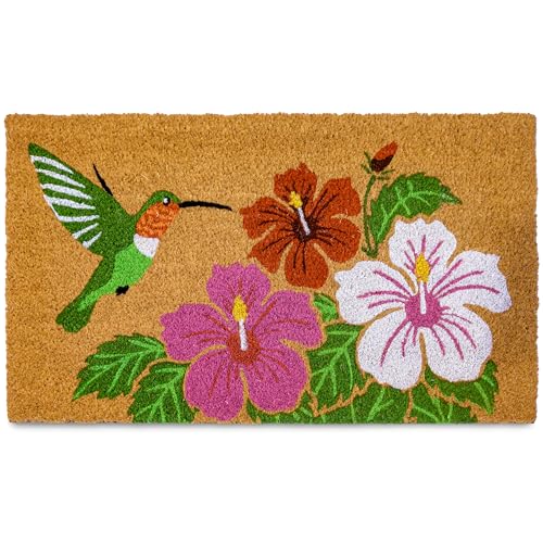 Hummingbird Door Mat 30x17 Inch, Garden Welcome...