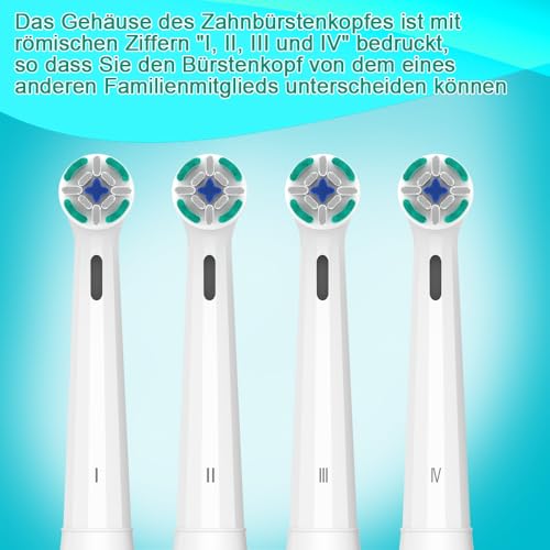 8er IO Sanfte Reinigung Aufsteckbürsten Kompatibel mit Oral B iO Elektrischen Zahnbürstea, Sensitiv IO Zahnbürste Aufsätze Geeignet für Oral B iO 2/3/4/5/6/7/8/9/10 (Weiß+Schwarz)