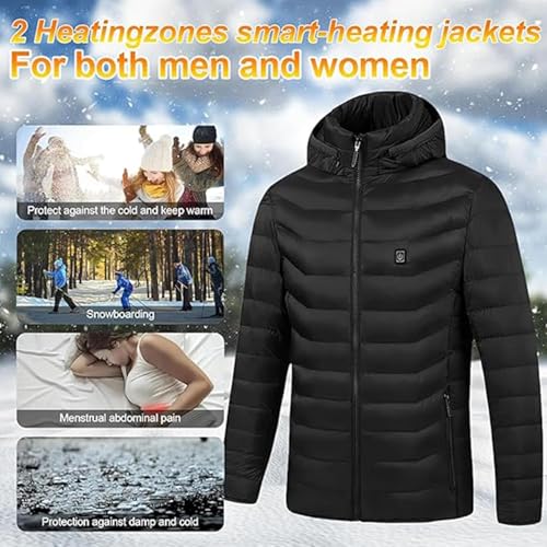 Chaqueta térmica para hombre con 4 zonas de calefacción y tres niveles de intensidad talla 3XL 5