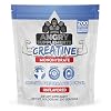 Angry Supplements Creatine Monohydrate 200 Mesh Premium Performance Unflavored Powder - Pure Muscle Fuel for Strength and Workout Endurance for Men and Women (1 Kilo, 200 Servings)
