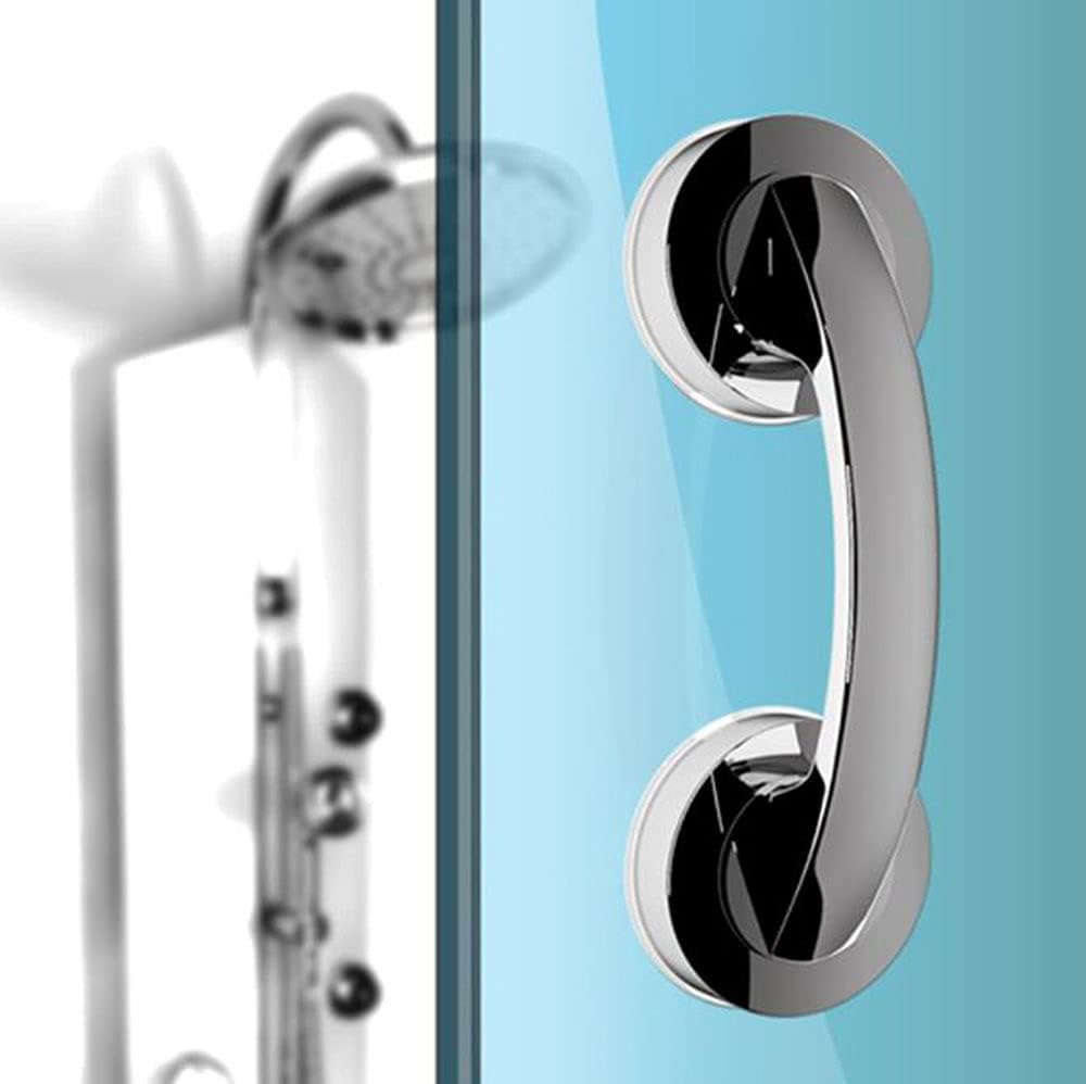 KAFENDA Large Glass Door and Window Handles, Bathroom Sliding Doors, cabinets, wardrobes, Suction Cups, Non-Marking Handles