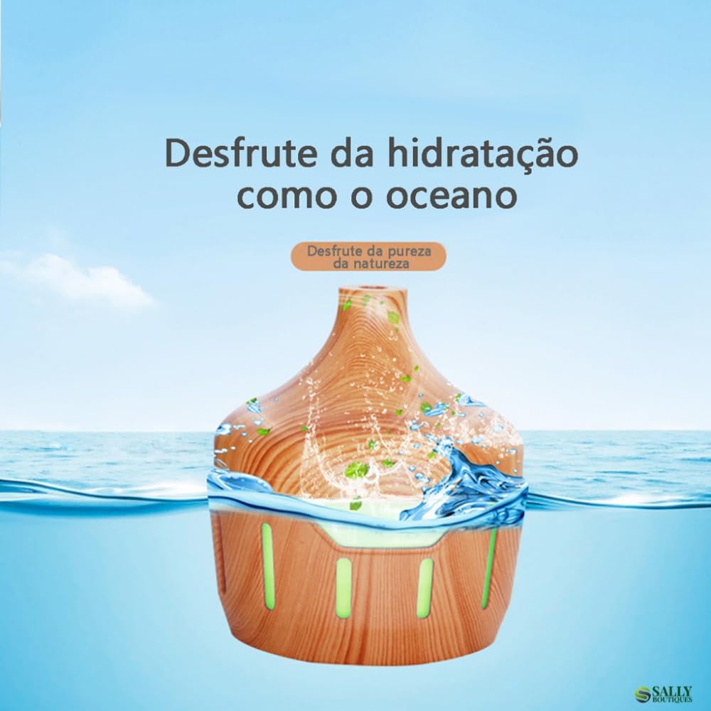 Mini Umidificador de Ar Portátil - Aromatizador de Ambiente com