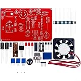 Kit electrónico DIY para circuito sensor de gas - Entrenamiento de montaje y depuración con sensor MQ2 y LM324 IC, placa PCB roja 116x74mm, para gas dañino A