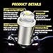 Ruiandsion 2pcs BA9S LED Bulbs 0.5W AC 6V 6000K White COB 1SMD LED Interior Dome Map Reading Lights,Non-polarity