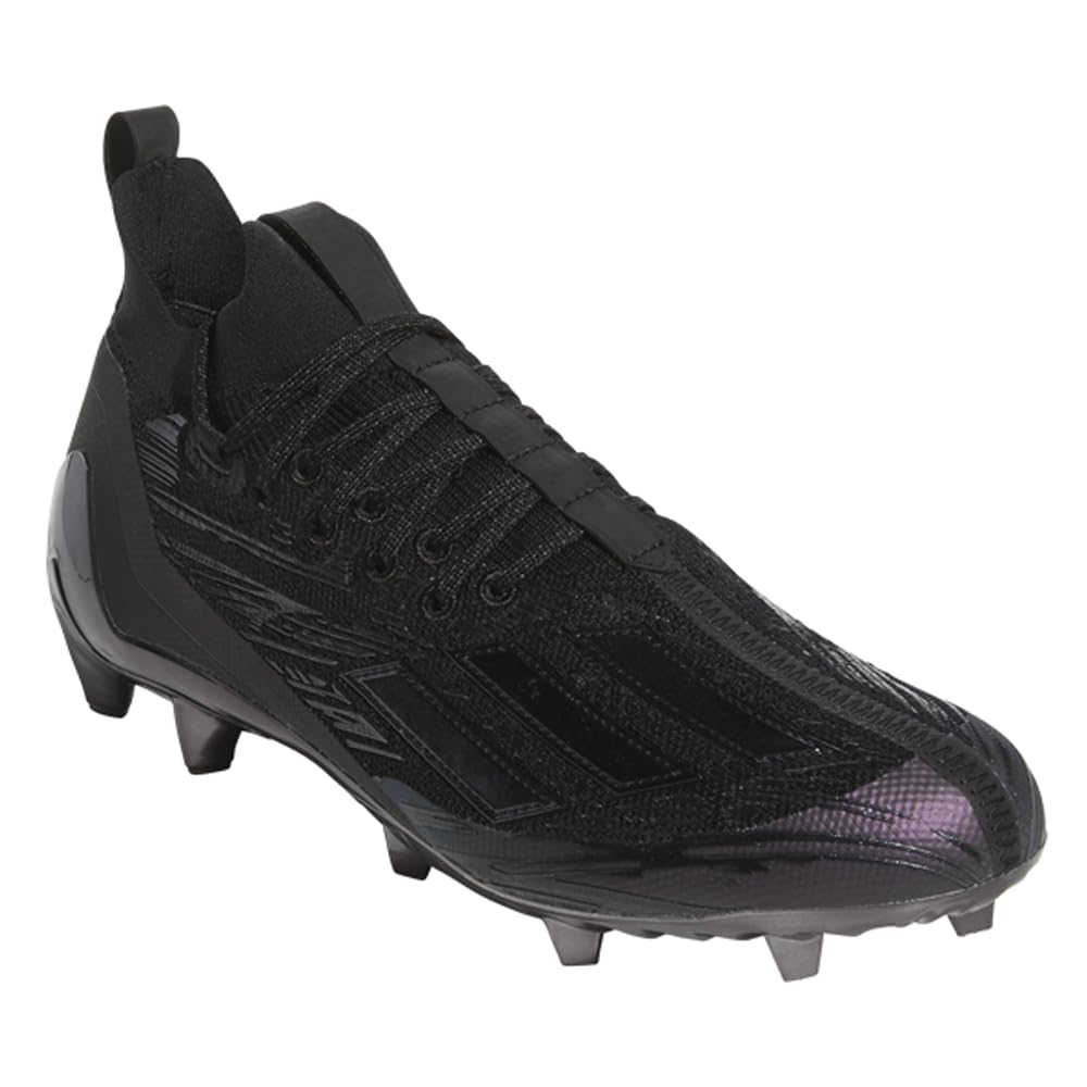 Adidas Adizero Cleats Mens Shoes Size 9, Color: Core Black/Core Black/Grey Five-Black