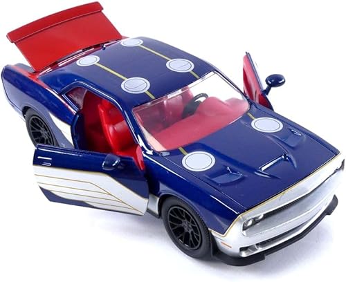 Miniatura 5 de Jada Toys Marvel 2015 Dodge Challenger SRT Hellcat - Coche fundido a presión con figura de Thor de 2.75 pulgadas, juguetes para niños y adultos