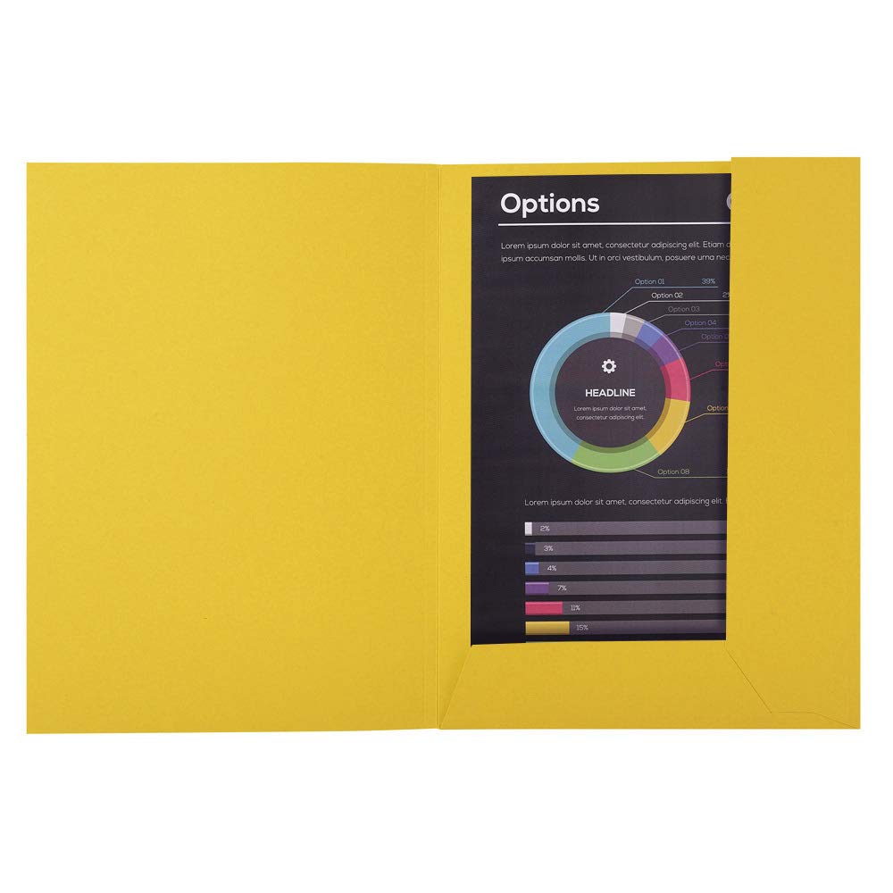 Exacompta 216000E 50er Pack Aktendeckel ROCKS aus extra starkem Karton für DIN A4 farbig sortiert Hefter ideal für das Büro und Schule und die mobile Organisation