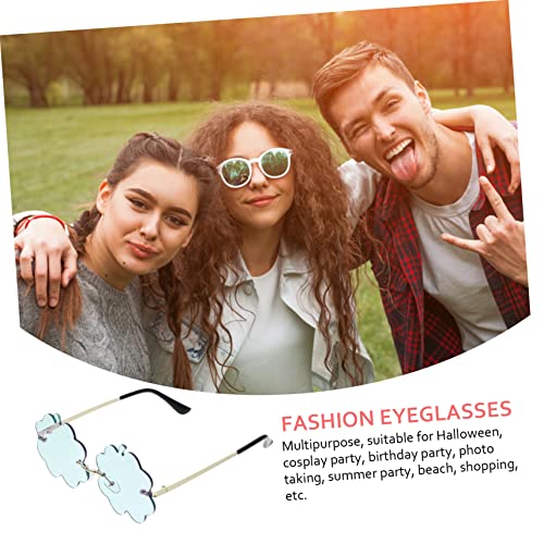 Lunettes de soleil sans monture légères pour accessoire de fête original - 4