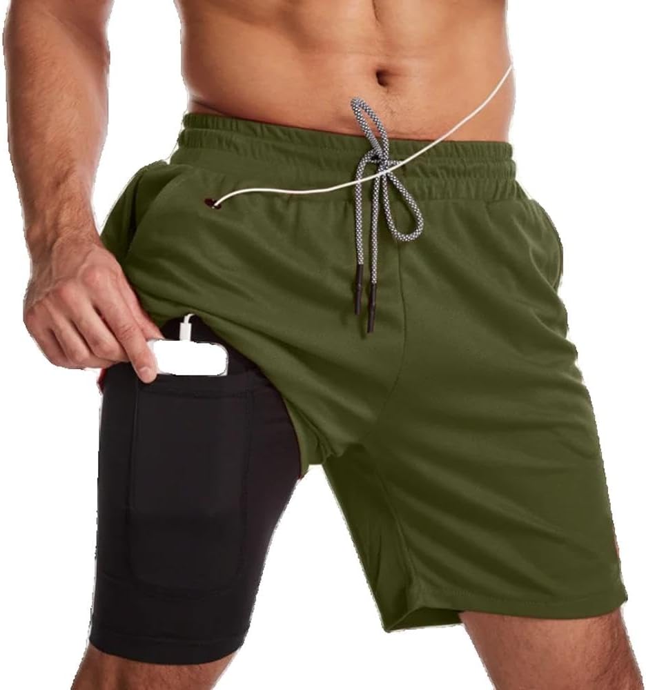 camo Running Shorts Men in Training Gym Fitness Joggers Jogging Summer Sports Workout Short Pants