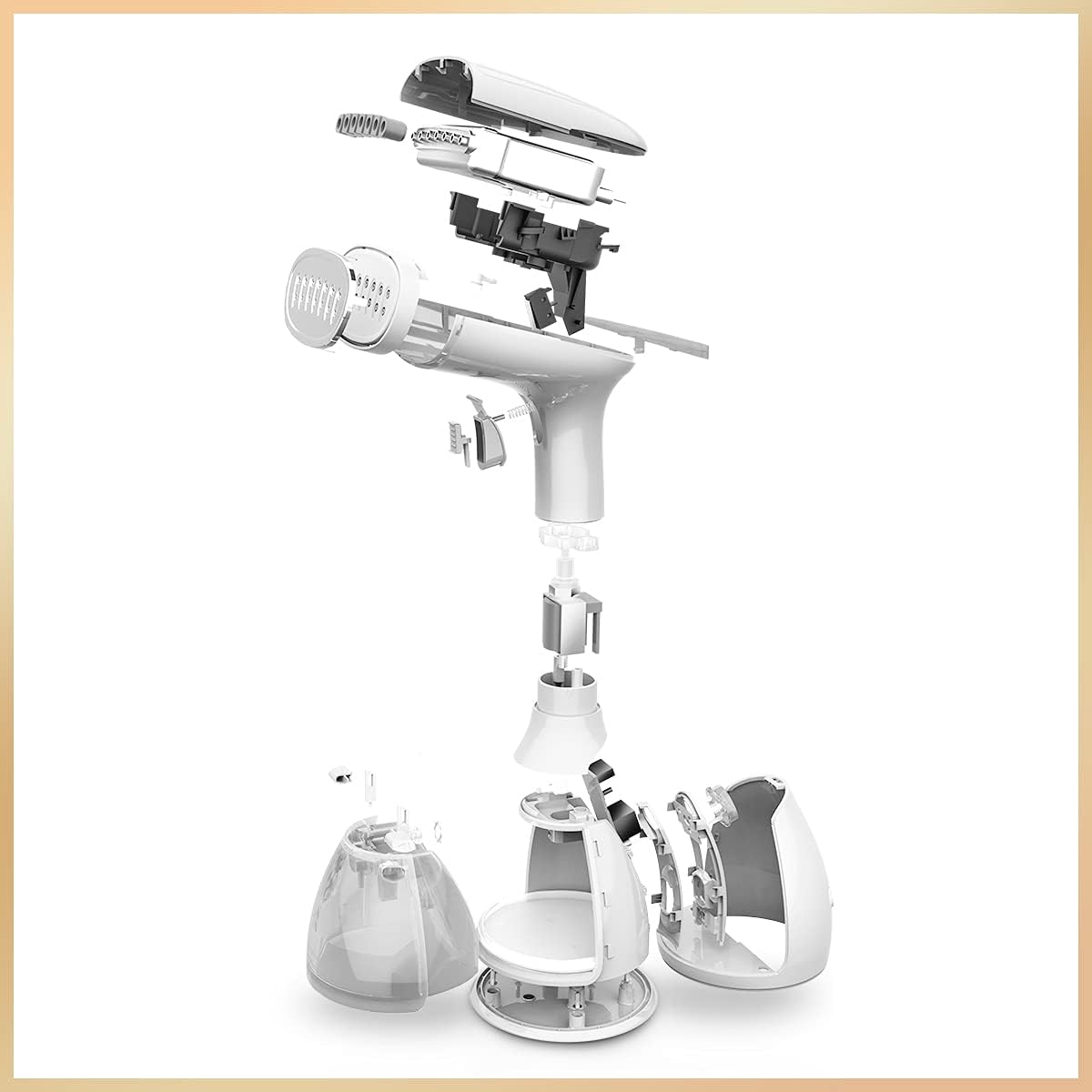 NUOBEIER Steamer for Clothes Steamer, Powerful Handheld Portable Travel Garment Steamer Fabric Wrinkle Remover, 20s Fast Heat-up，280ml Large Detachable Water Tank FS : Home & Kitchen