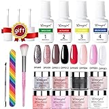 ✪【Ampliamente utilizado】Nuestro kit de uñas en polvo tiene una amplia gama de aplicaciones. Es adecuado para fiestas o aplicaciones profesionales como bodas, sesiones de fotos, fiestas, Navidad, festivales y uso diario.