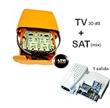 alimentador televes 5496  KIT AMPLIFICADOR DE MASTIL 30DB + MEZCLA SAT +FUENTE DE ALIMENTACION TELEVES 5616 + 5796