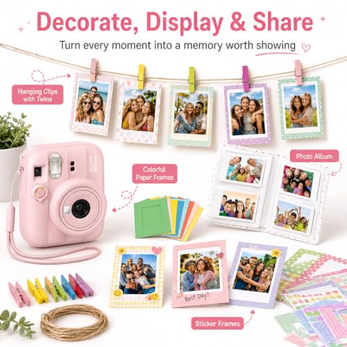 FUJIFILM instax Mini 13 Instant Film Camera Bundle (Candy Pink) - image 3