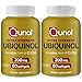 Qunol Ubiquinol 200mg, Powerful Antioxidant for Heart and Vascular Health, Essential for Energy Production, Natural Supplement Active Form of CoQ10, 60 Count Twin Pack