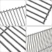The Fellie BBQ Stainless Steel Grill Grate Replacement BBQ Heavy Duty 5mm Stainless Steel Cutable, Reusable Cooking Grates, 70x35cm