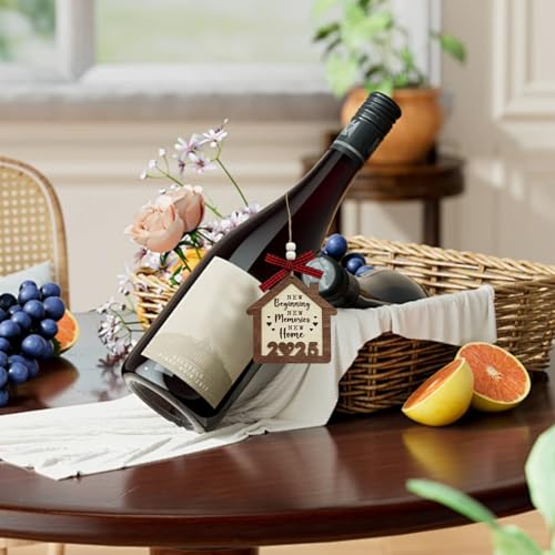 New Home Gifts, House Warming Gifts New Home, 2025 Unique Renting and Moving Gift Ideas, Double Layer Wooden Material, Housewarming for Women, Housewarming Décor, Homeowners Hanging Ornaments - Image 4