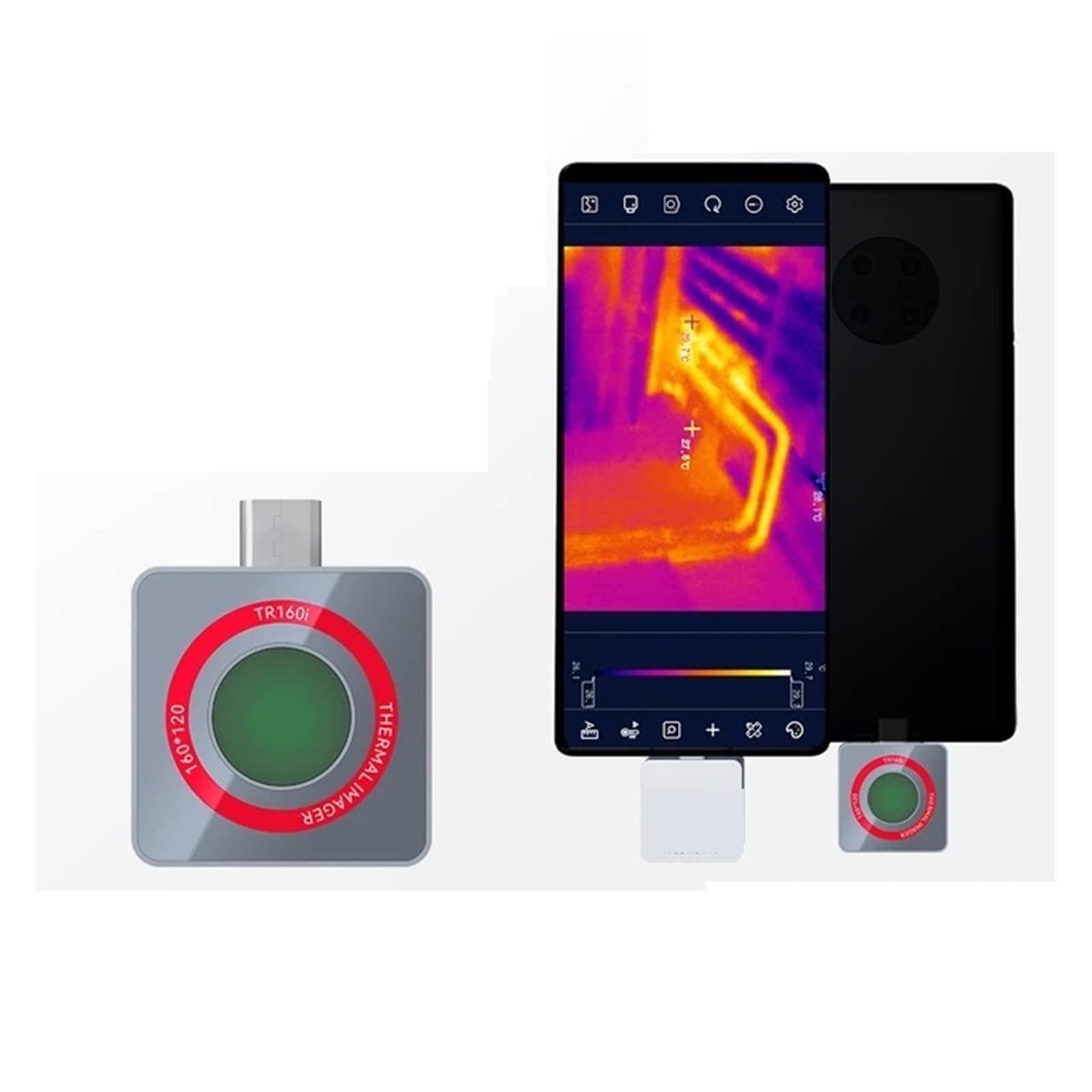 Caméra infrarouge de température 160i pour essai industriel et circuit électronique