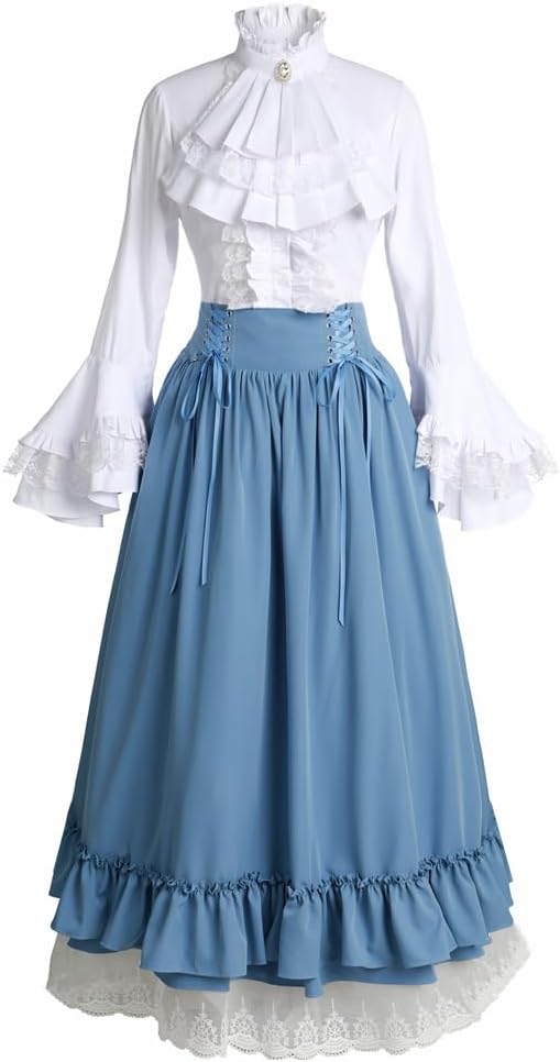 1800s Victorian Renaissance Dress for Women Jamaica