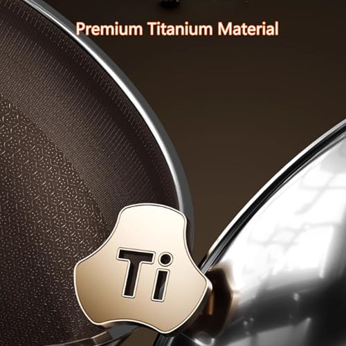 Wok de Titanio con Tapa, Antiadherente, 11.81" miniatura 4