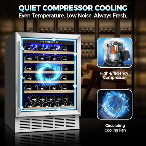 Stainless Steel Wine Cooler Refrigerator