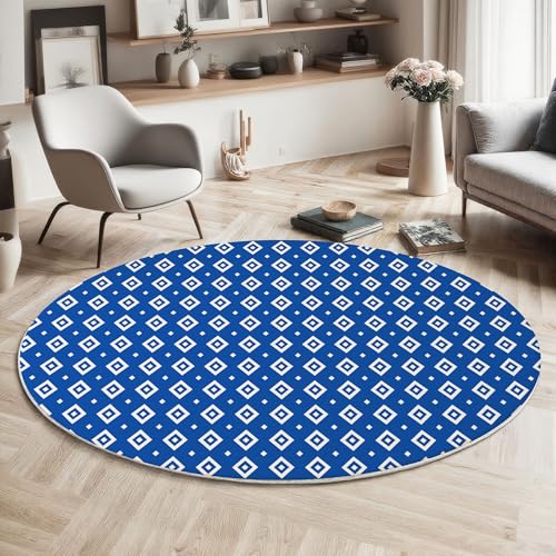 Tapis moderne géométrie simple lavable pour réchauffer une chambre