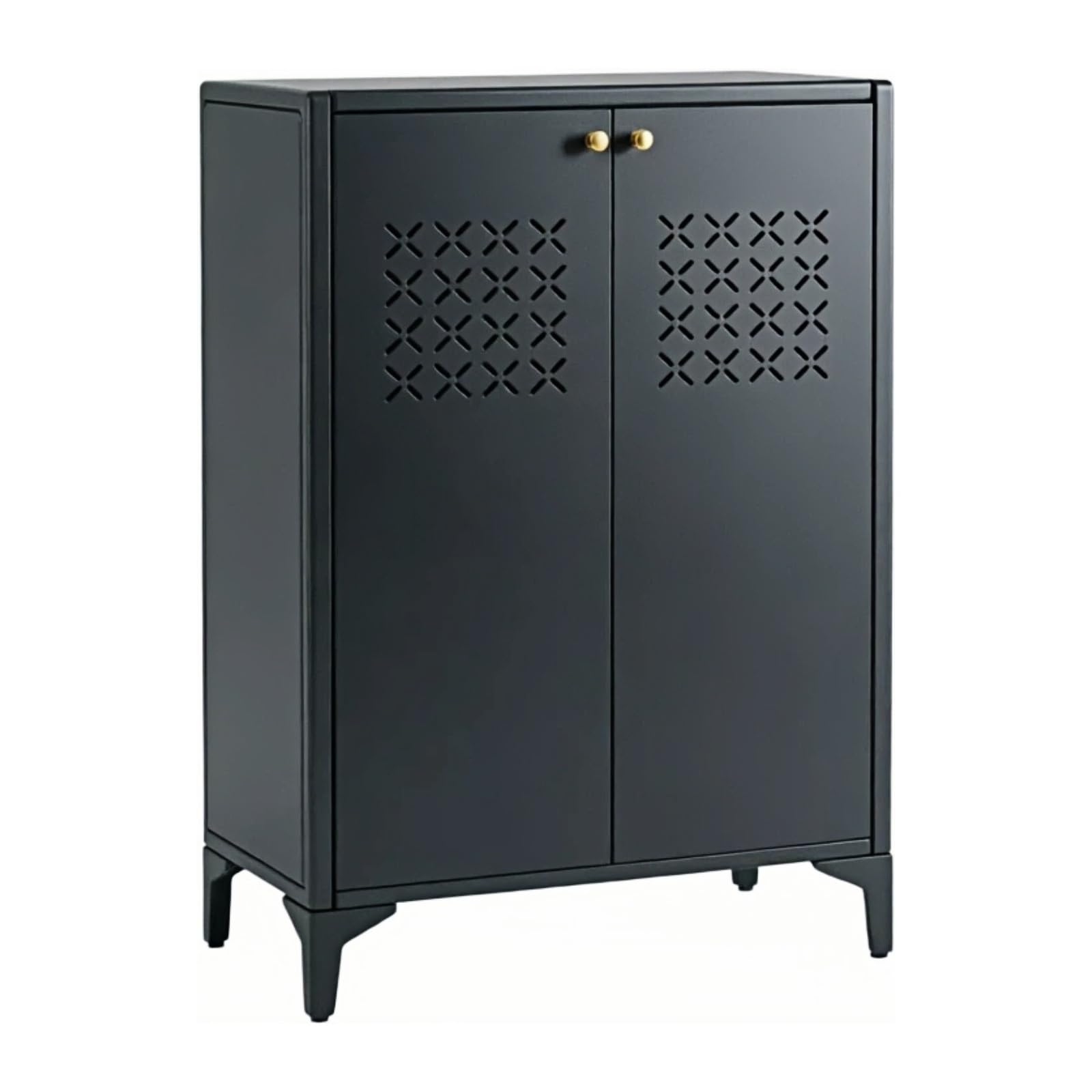 XUJUAN-0227 Shoe Cabinet Household Shoe Cabinet Entryway Doorway Corridor Storage Shelf Rack(Small)