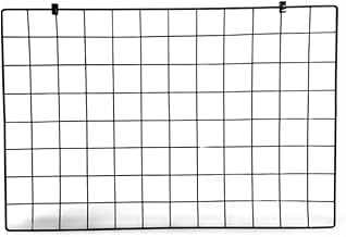 Memory Board, Quadro de Memórias, Tela Aramada, Mural De Fotos + Pregadores e Fixador C/Adesivo (PRETO,40X60)