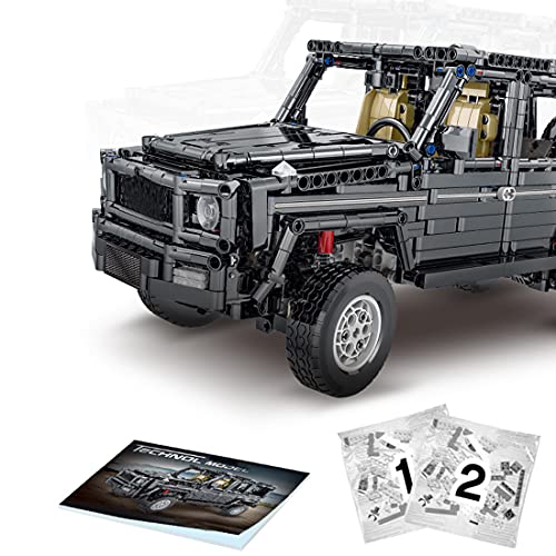 xSuper Technik Offroad Auto, 1850 Klemmbausteine Bausteine Geländewagen Auto Buggy Modell, SUV Modell Bauset für Kinder… – Bild 8