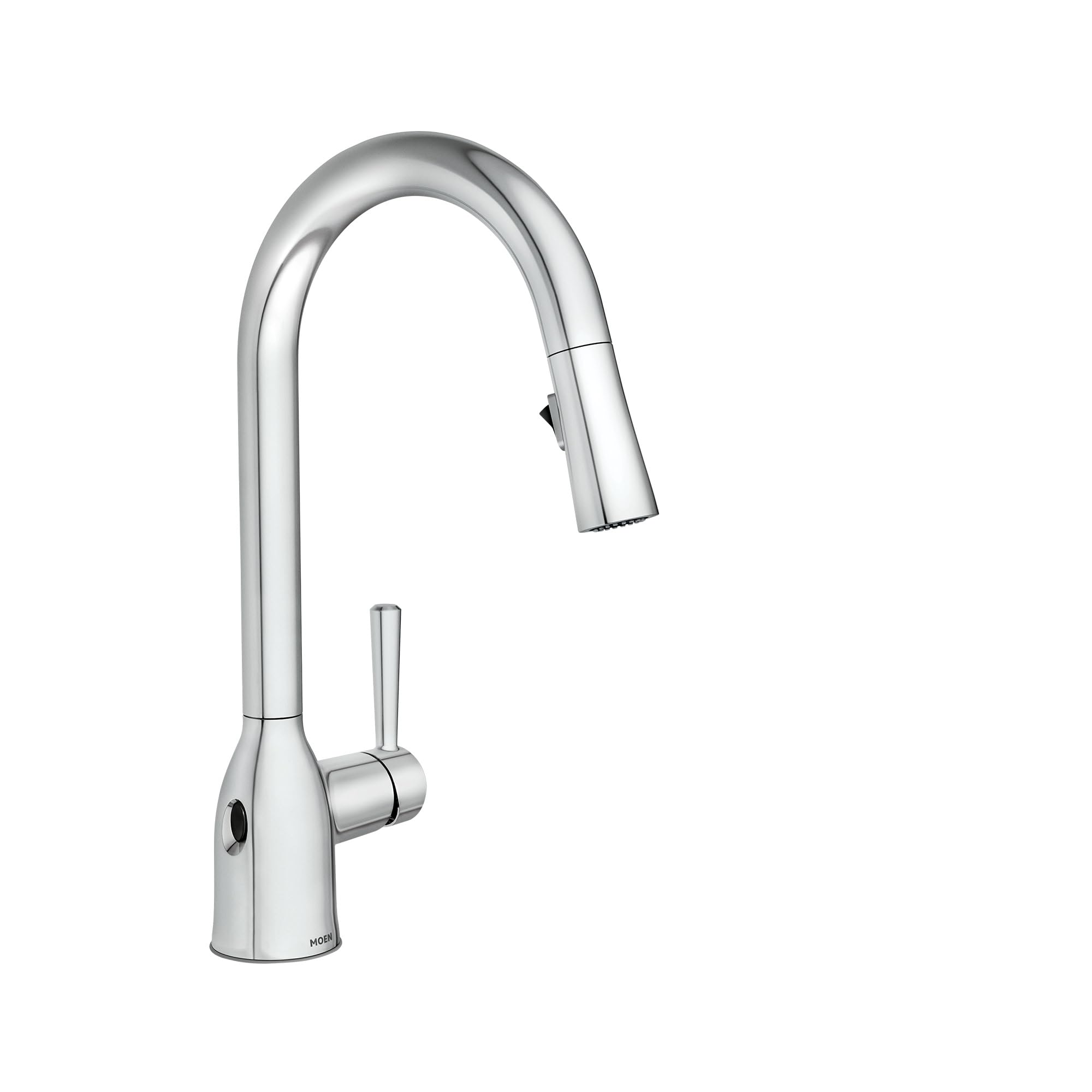 Moen Adler Chrome Motionsense Wave Sensor Touchless One Handle Pulldown Kitchen Faucet Featuring Power Clean, 87233EWC