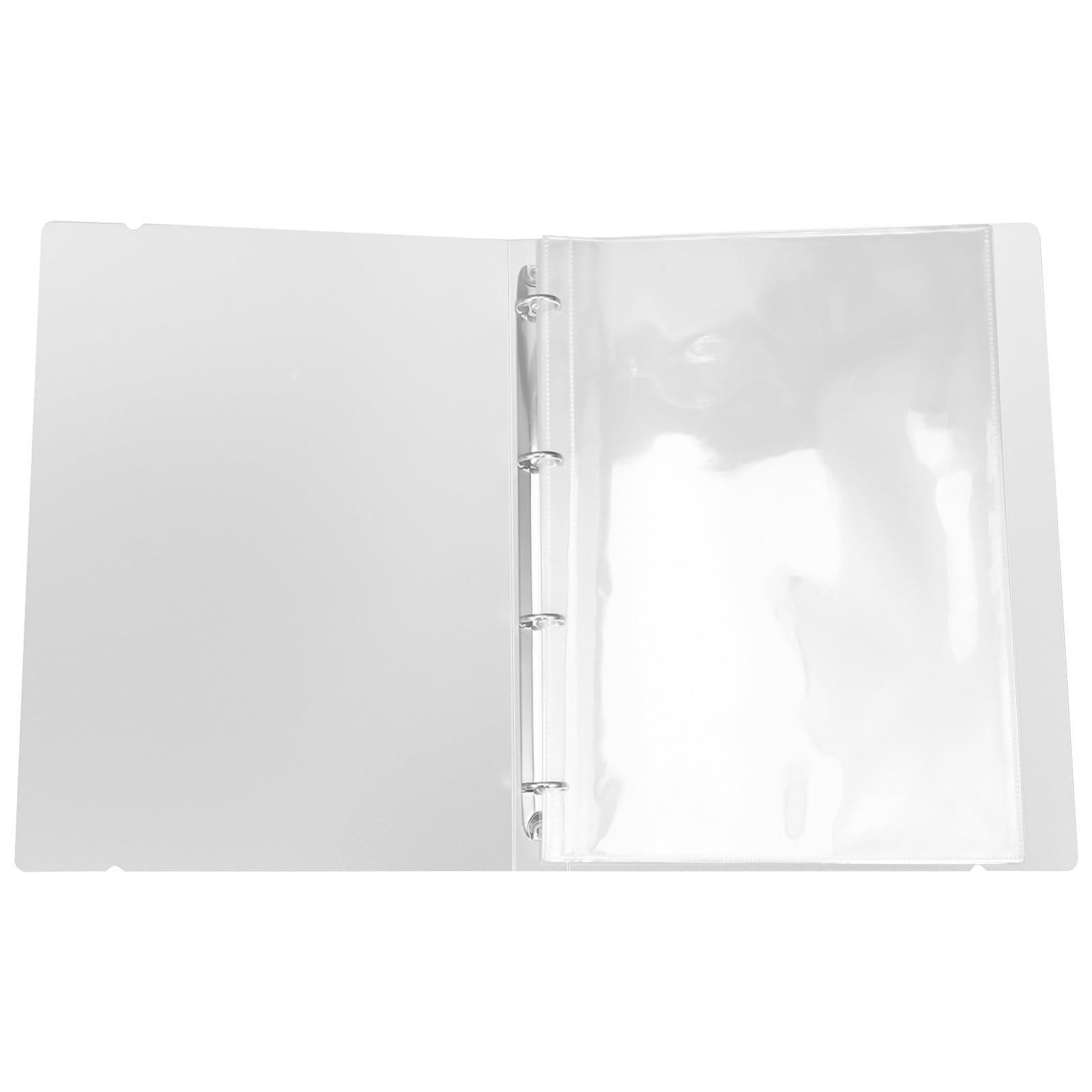 Gadpiparty Sheet Music Folder Portable Music File Binder with Transparent Cover Ring Design Sleeves for Easy Document Organization for Home Office School and Travel