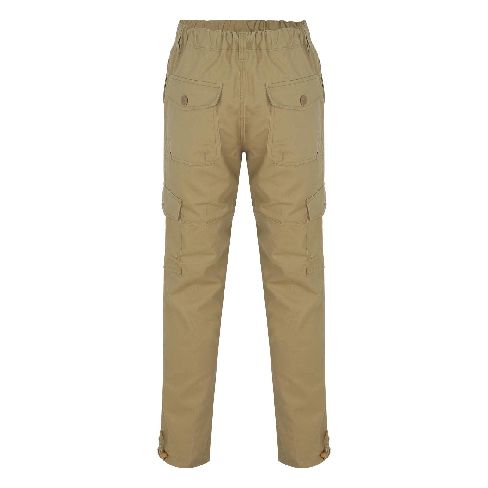 Pantalon Randonnée Homme Pantalons De Salopette Tactique Baggy Chantier Trekking Cargo Large Travail Résistant Été Marche Escalade