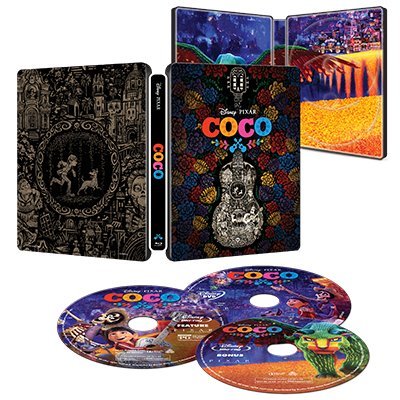 Coco (blu-ray/DVD/digital Hd Steelbook)