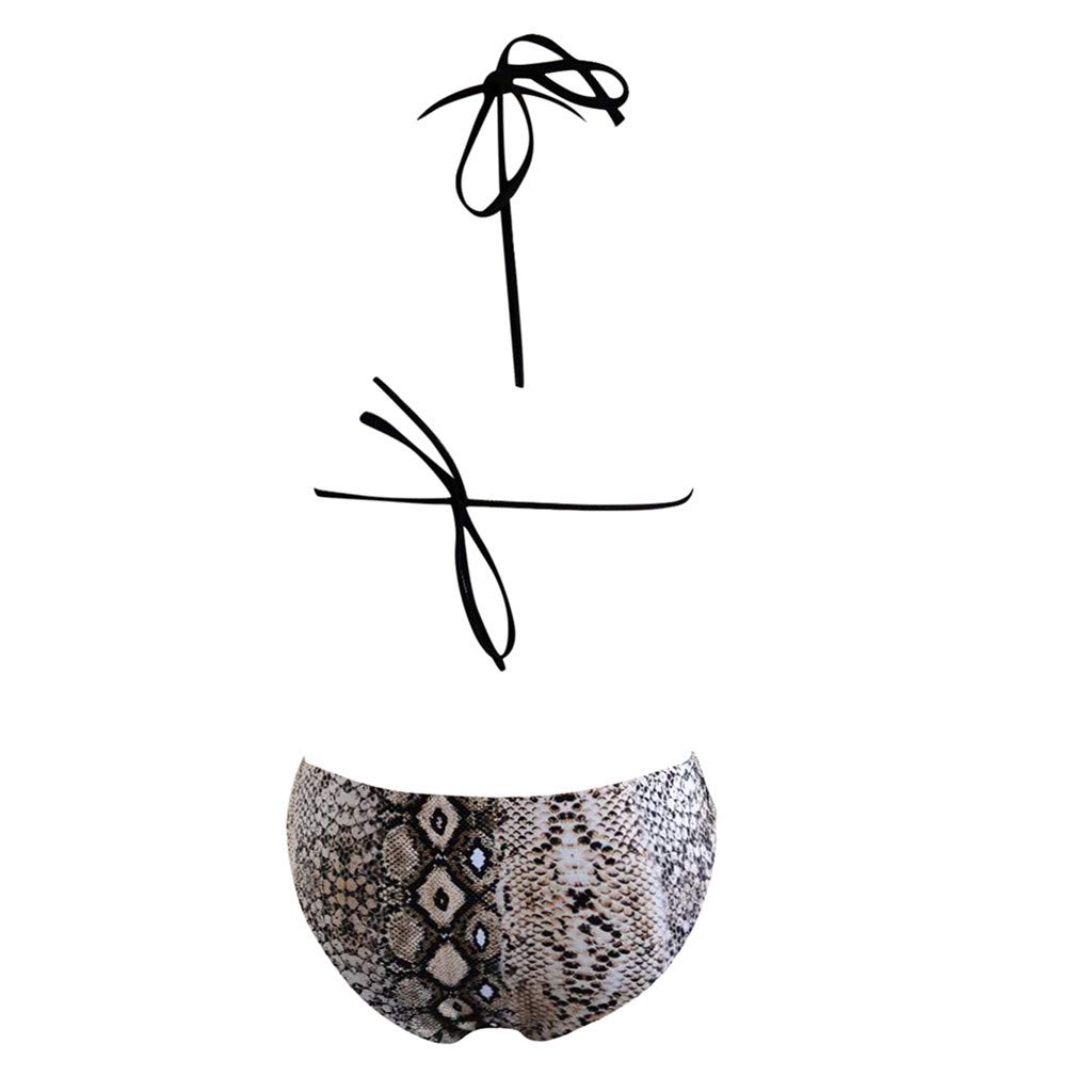 Traje de BañO Natacion Mujer Verano Trikini Cintura Alta Traje Baño Deportivo Halter Fruncido Ropa de Baño Monokini Traje de baño Modesto