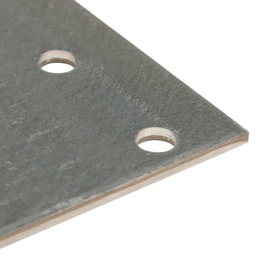 Placas perforadas de acero galvanizado, 2 mm, 300 x 80 mm, 20 unidades, soporte plano, elementos de fijación, accesorios de construcción, para madera, metal, estantería, pared, techo