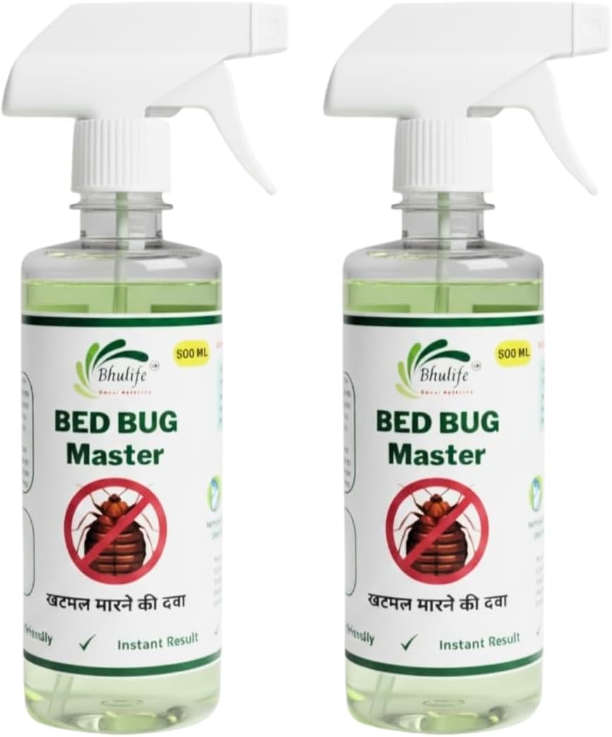 Khatmal Marne ki Dawa 500MLx2 Bottle | Control Bedbug Bites | Bed Bug Control Organics Spray | Safe for Kids and Pets