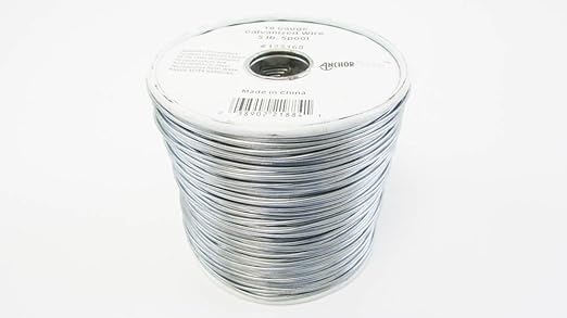 Hillman 18 Gauge Galvanized Steel Wire, 865 ft, Silver