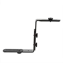 MENGS Metal Double L-Shaped Flash Bracket With 1 4 For DSLR Camera Speedlite Flash Microphone LCD Monitor MENGS Metal Double L-Shaped Flash Bracket With 1 4 For DSLR Camera Speedlite Flash Microphone LCD Monitor
