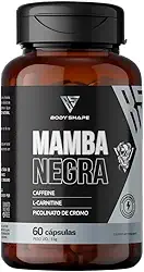 Mamba Negra Termogenico 60 Cápsulas 200mg de Cafeína - Body Shape
