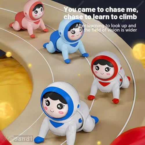Image of Kids Mandi Crawling Doll for Kids | Interactive Electric Baby Doll with Music & Movement | Motor Skills Development Toy | Realistic Anime Doll | Educational Toy for Toddlers