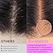 IDN BEAUTY SKINLIKE REAL 5X5 HD Lace Closure Wigs Human Hair 20 Inch 180% Density Body Wave Natural Black 0.1MM Ultra Thin Lace Wear and Go Bleached Single Knot Pre Plucked Glueless Wig