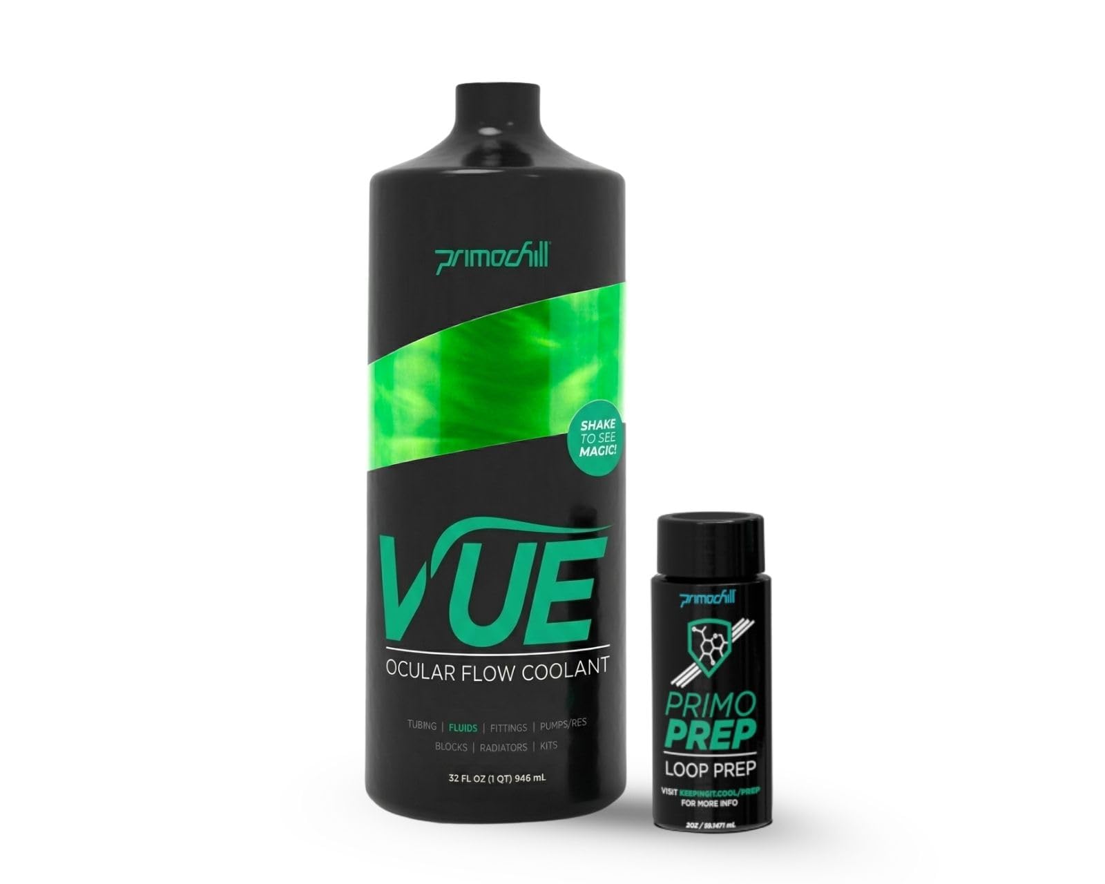 PrimoChill Vue Pre-Mix (32oz) -Computer WaterCooling Fluid - UV Green SX