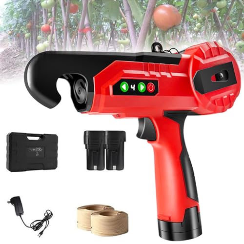 Herramienta eléctrica de cinta de viñedo para plantas,máquina de atado de alambre de tomate comercial completamente automática, herramienta de planta de jardín, para vegetales, frutas, plantas