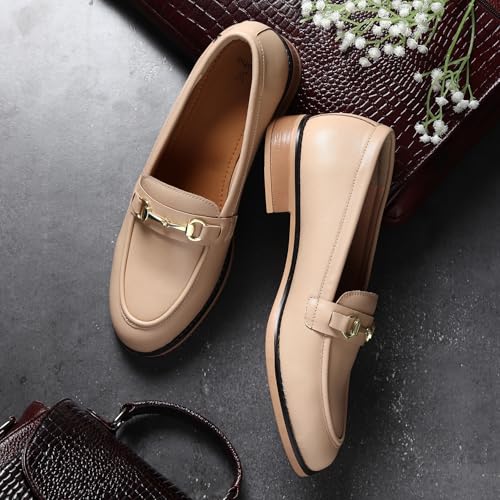 Image of YOHO Bliss Loafers for Women | Comfortable & Stylish Bellies | Fashion Moccasins with Footpharma Footbed | Slip-on for Casual & Formal Wear | 003