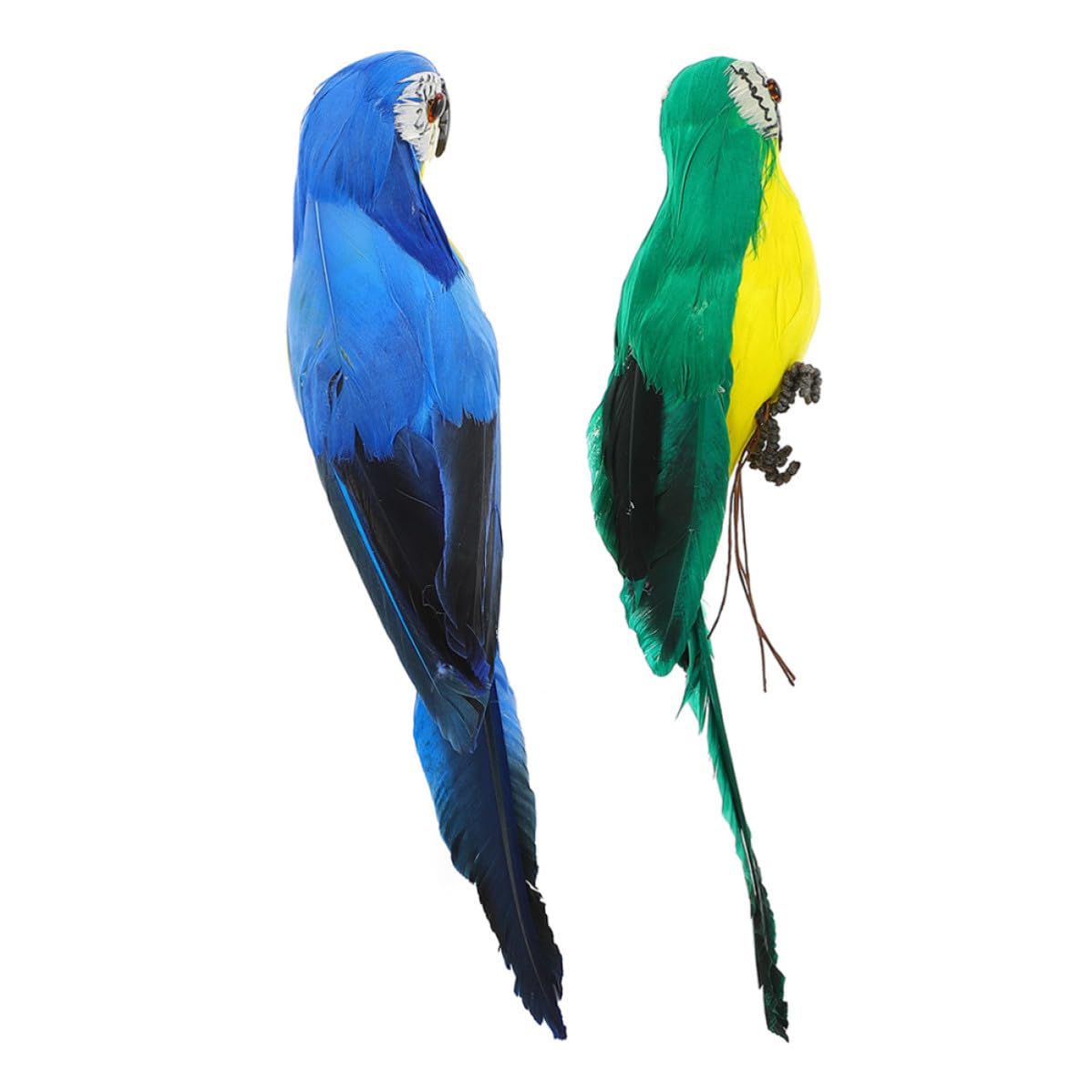 Loros artificiales de diseño detallado para una decoración de jardín exclusiva y elegante