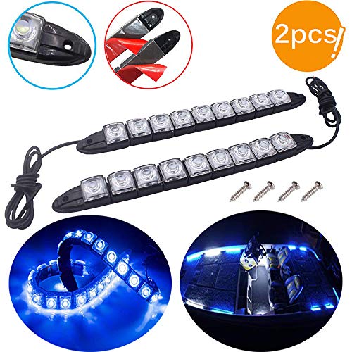 Luce Di Navigazione Per Barche ALLOMN 50W | 27 LED | IP68 Impermeabile | Acciaio Inossidabile | Bianco/Verde/Blu