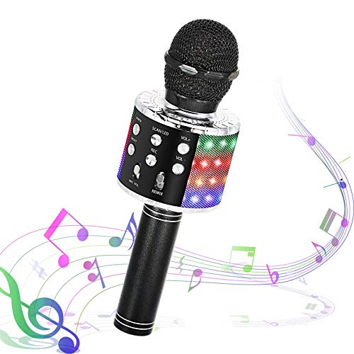 image for Verkstar Karaoke Wireless Microphone, Toy for Kids Adults 4 in 1 Bluet