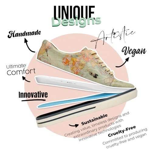 Vegan Leather Sneakers for Women - Handmade and Unique Fashion Sneakers for Women4