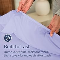 Vista 576 de King Fitted Bed Sheet - Bottom Single Fitted Sheet Only - Ultra-Soft Hotel Luxury Bedding w/ 8-16 Inch Deep Pockets - Breathable, Cooling & Wrinkle